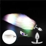 Plug anal queue blanche rétroéclairée